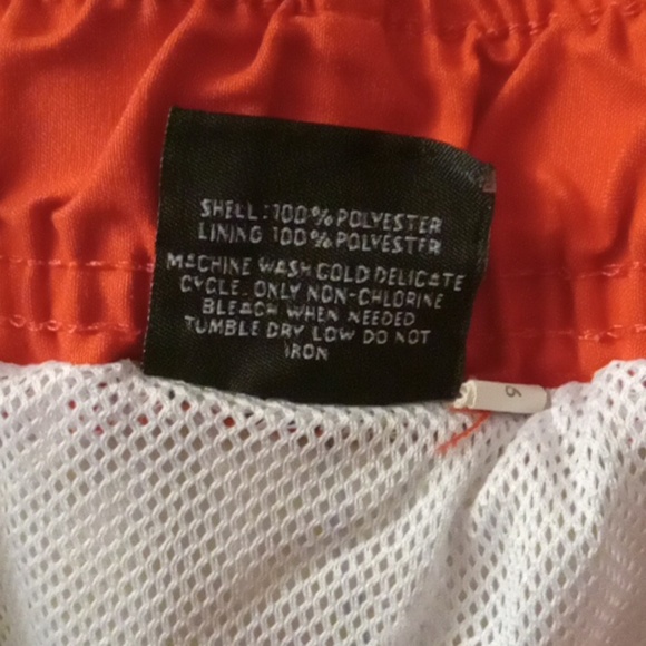 Revolution Red and Blue Swim Trunks with Striped Design - Picture 4 of 4